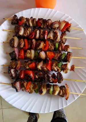 A picture of Beef Kebabs.