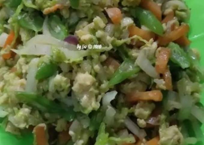 Resep Orak Arik Telur Sayur Oleh Lia Ariani Cookpad