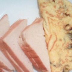 A picture of Fried Eggs with Toast.