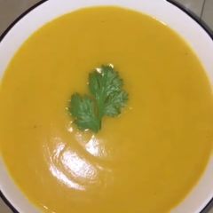 A picture of Butternut soup.