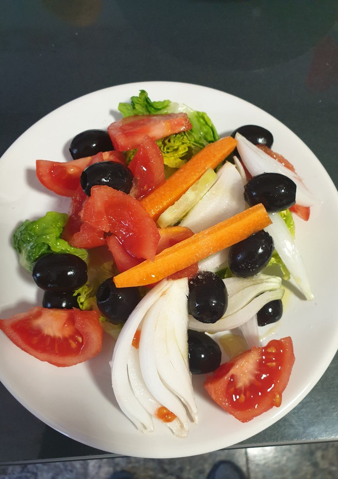 Una foto de Ensalada individual