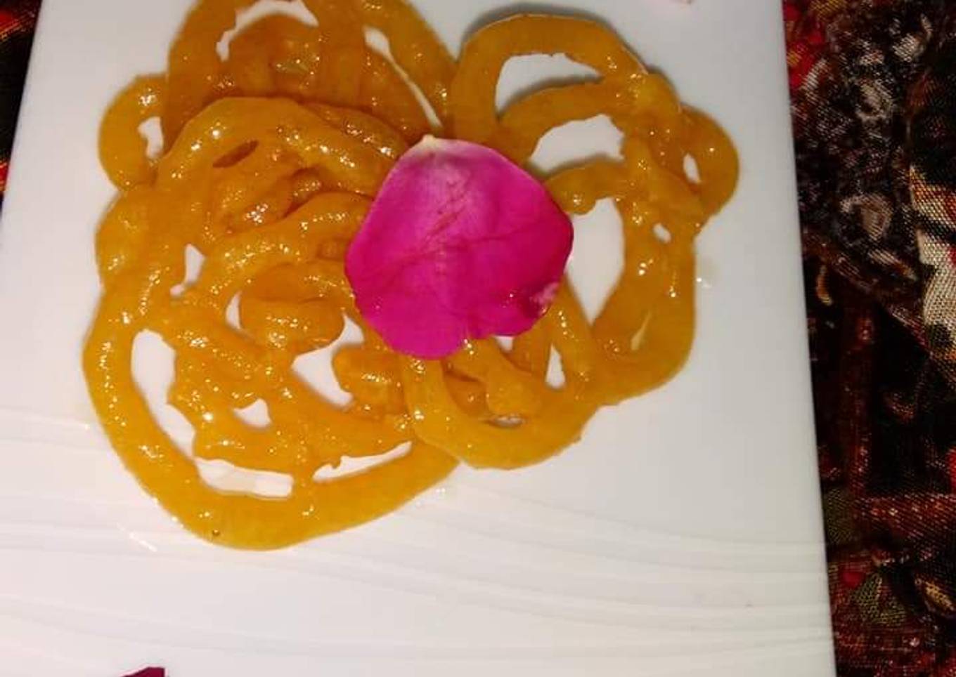 Rose jalebi