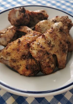 Air Fryer - Sült csirkeszárny recept fotója