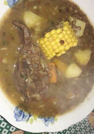 Una foto de Guisado de lentejas