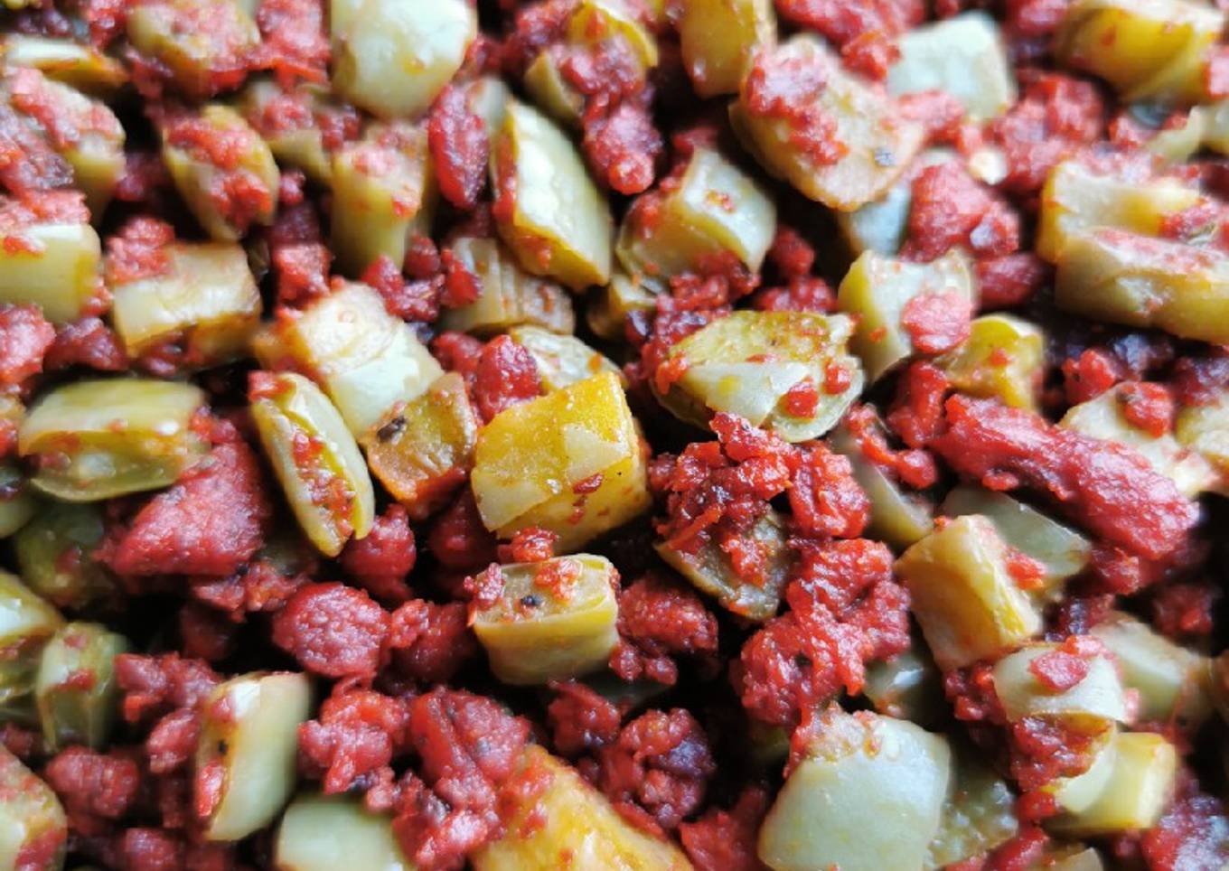 Nopales con chorizo
