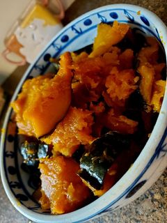 Foto de Abóbora caramelada - (abóbora cabotiá caramelizada) - Receita antiga fácil e com sabor de infância