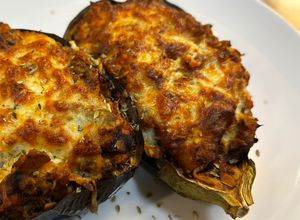 Foto principal de Berenjena rellena de atún EN DOS AIRFRYER Cosori!!!