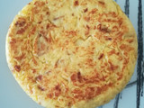 Tortilla de patatas con cebolla