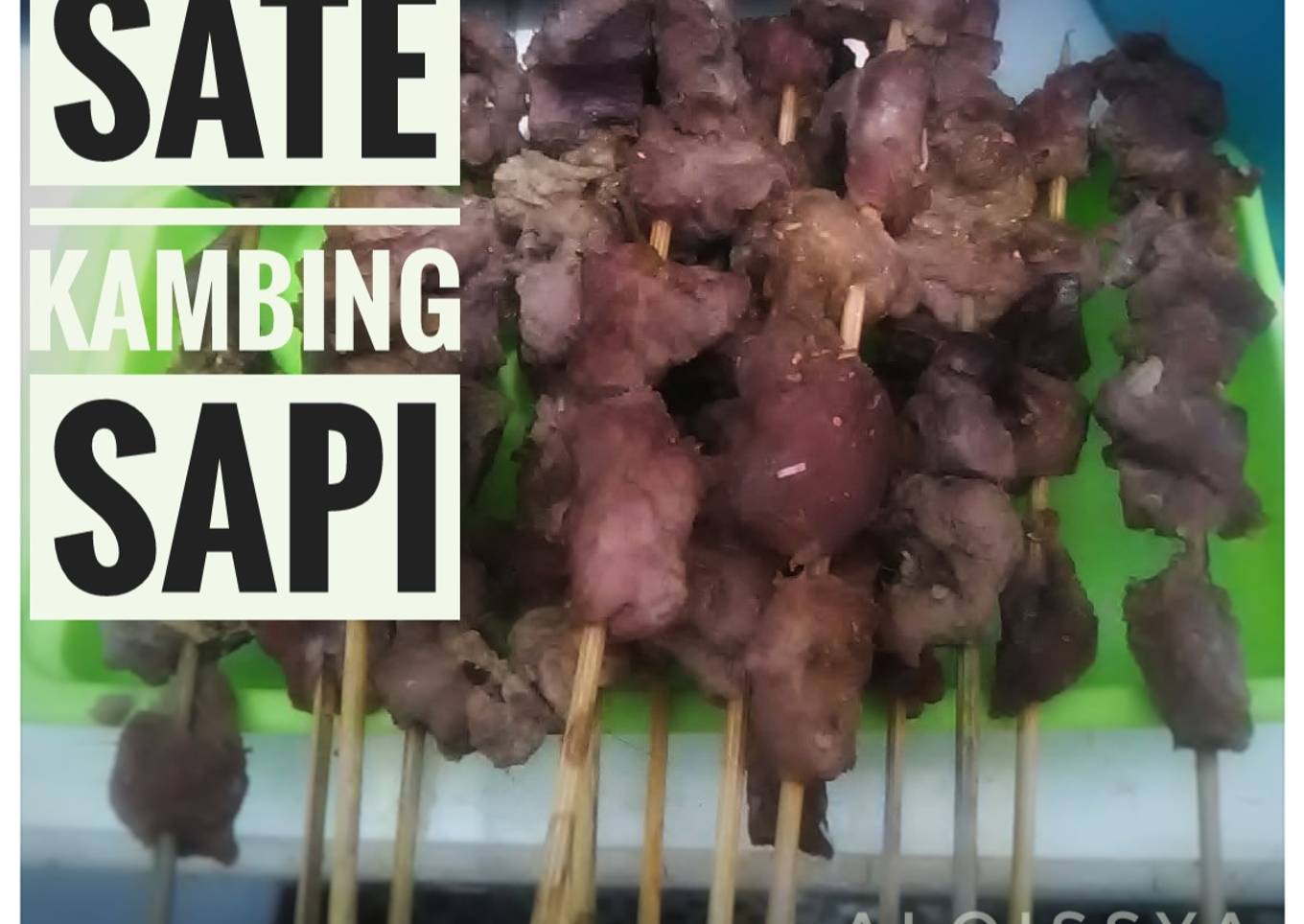Sate Kambing Sapi Oven + Tips agar daging empuk dan tidak bau