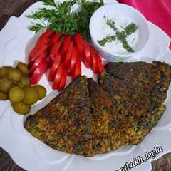 Una foto de کوکو سبزی اردبیلی