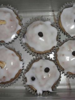 Una foto de Muffins de banana sin huevo ni leche...y con aceite !