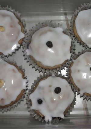 Una foto de Muffins de banana sin huevo ni leche...y con aceite !