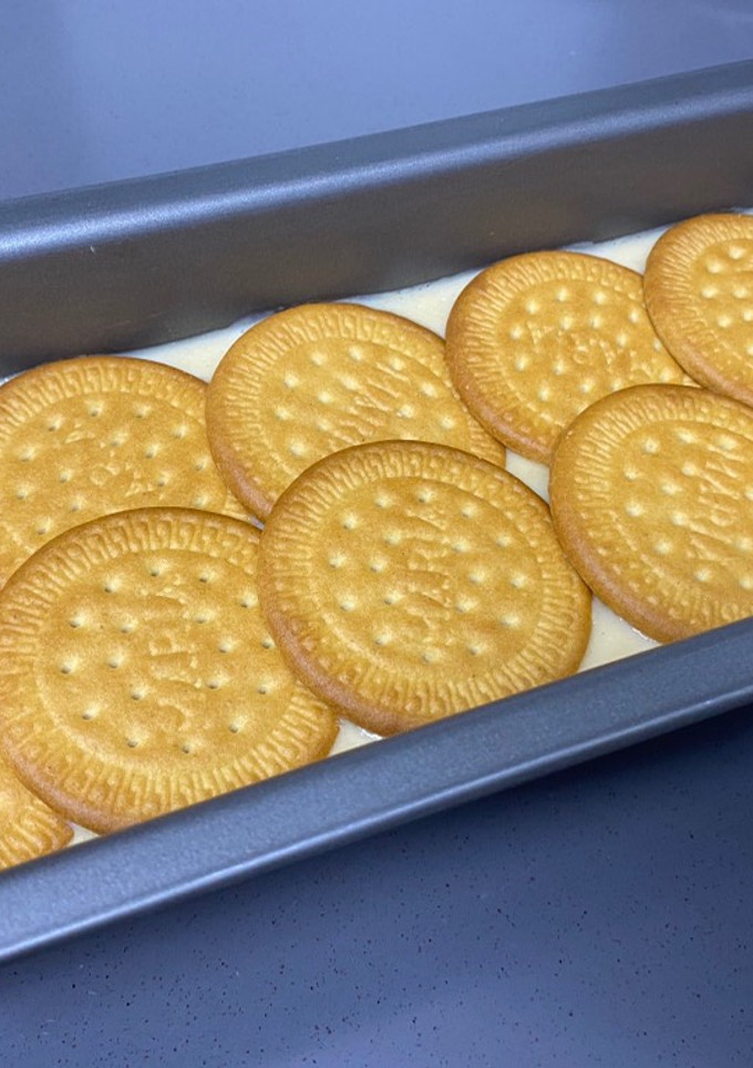 Una foto de Natillas de vainilla y galletas con robot Monsieur Cuisine plus (robot Lidl)