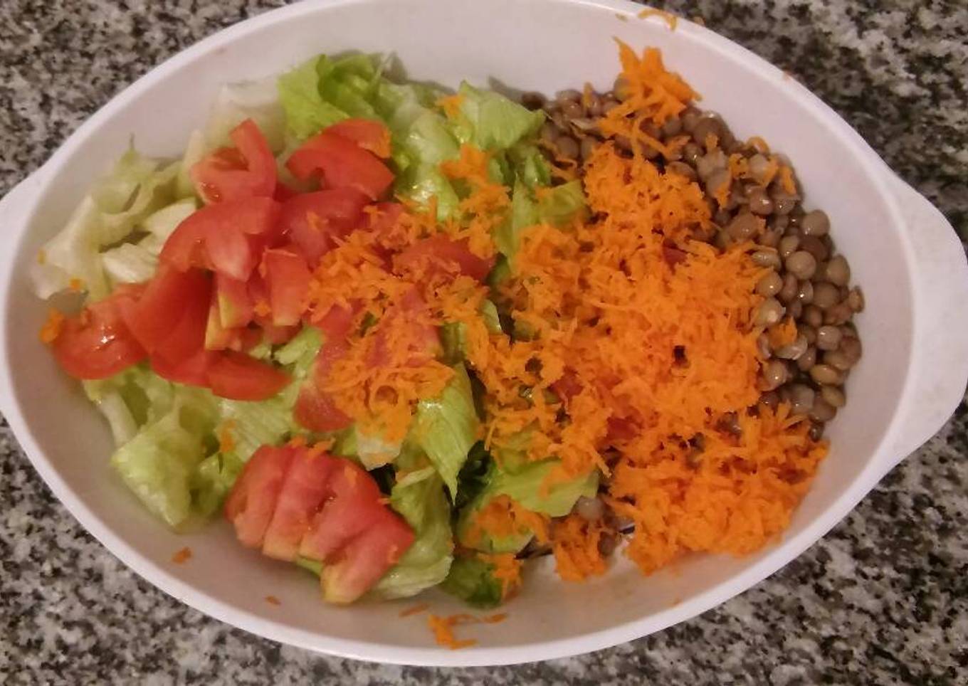 Ensalada de lentejas