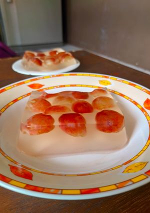 Foto resep Puding kaca buah anggur