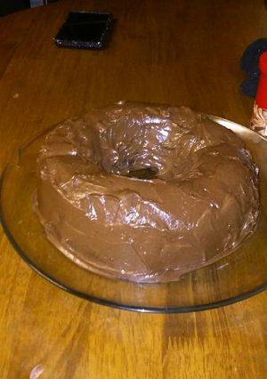 A picture of chocolate cake.