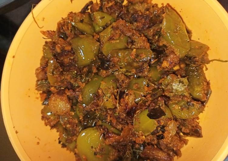 Recipe of Any-night-of-the-week Capsicum and coconut fry