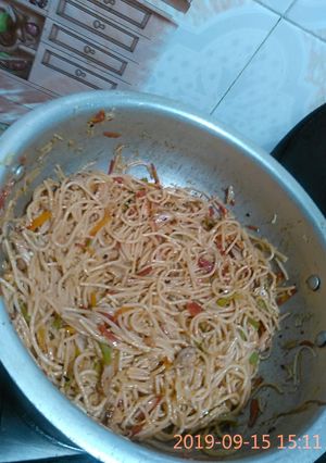 A picture of Vegetable Spaghetti.