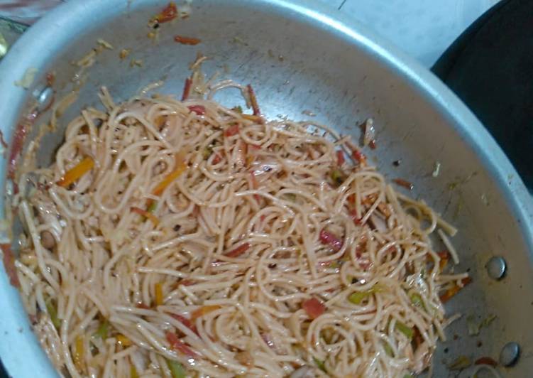 Recipe of Quick Vegetable Spaghetti