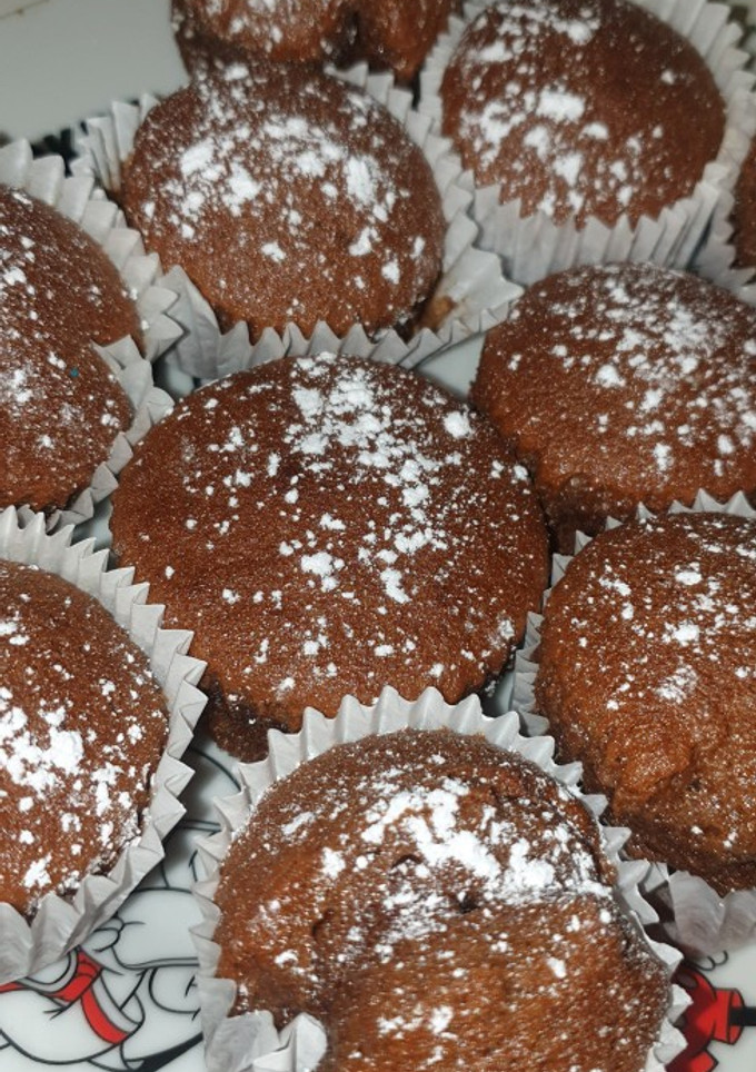 Una foto de Magdalenas de chocolate Thermomix