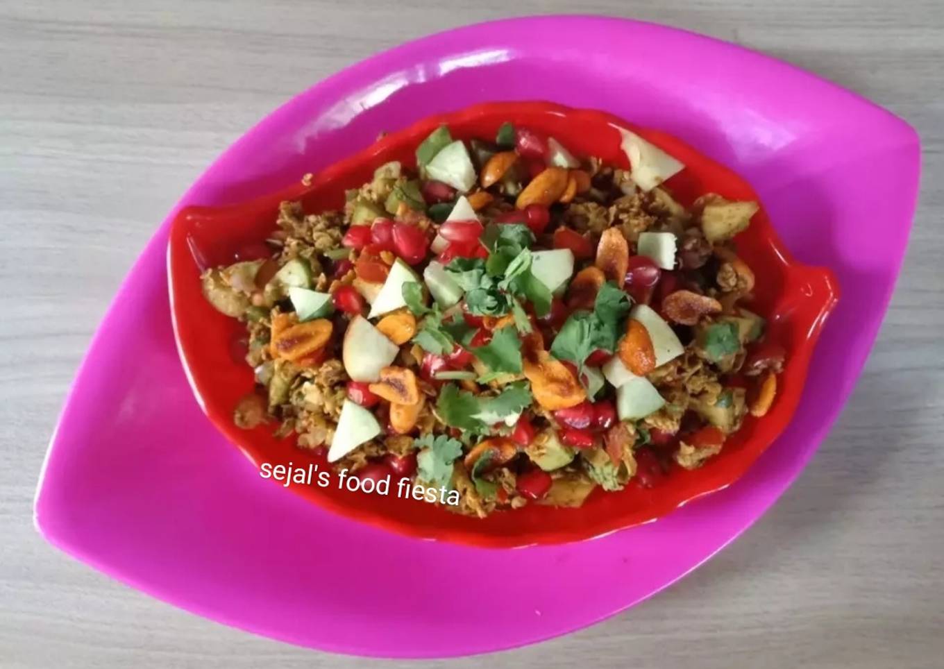 Oats bhel