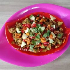 A picture of Oats bhel.