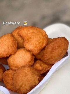 A picture of Kosai/Akara/beans cake.