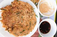 Bánh xèo kim chi kiểu Hàn