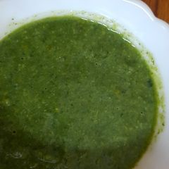Coriander and capsicum chutney A picture of Coriander and capsicum chutney.