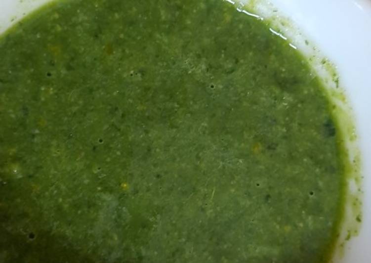 WORTH A TRY!  How to Make Coriander and capsicum chutney