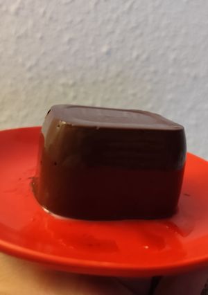 Una foto de Flan de Caquis