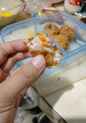 Foto resep Bola-bola Nasi Wortel Kornet