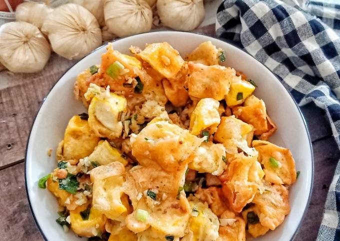 Resep Tahu Keriting Bawang Oleh Ine Setiawati Cookpad