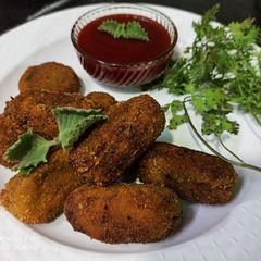 A picture of बची हुई सब्जी से बना हुआ कटलेट(bachi hui sabzi se bna hua cutlet recipe in hindi).