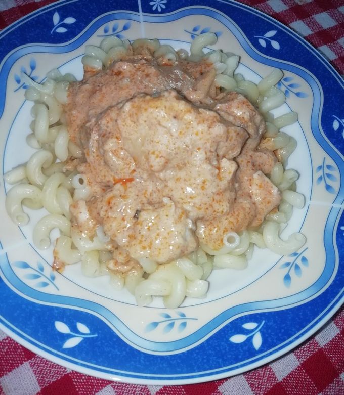 Csirkepörkölt másképp recept fotója