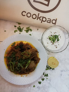 A picture of Chaanp qeema masala.