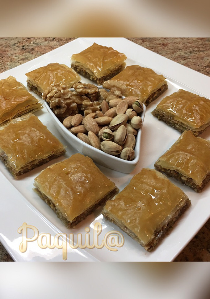 Una foto de Baklawa (Dulce Árabe)