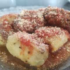 Una foto de Ñoquis de camote y tapioca (sin gluten)