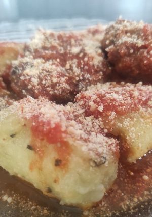 Una foto de Ñoquis de camote y tapioca (sin gluten)