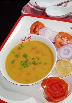 A picture of Moong Dal Soup.