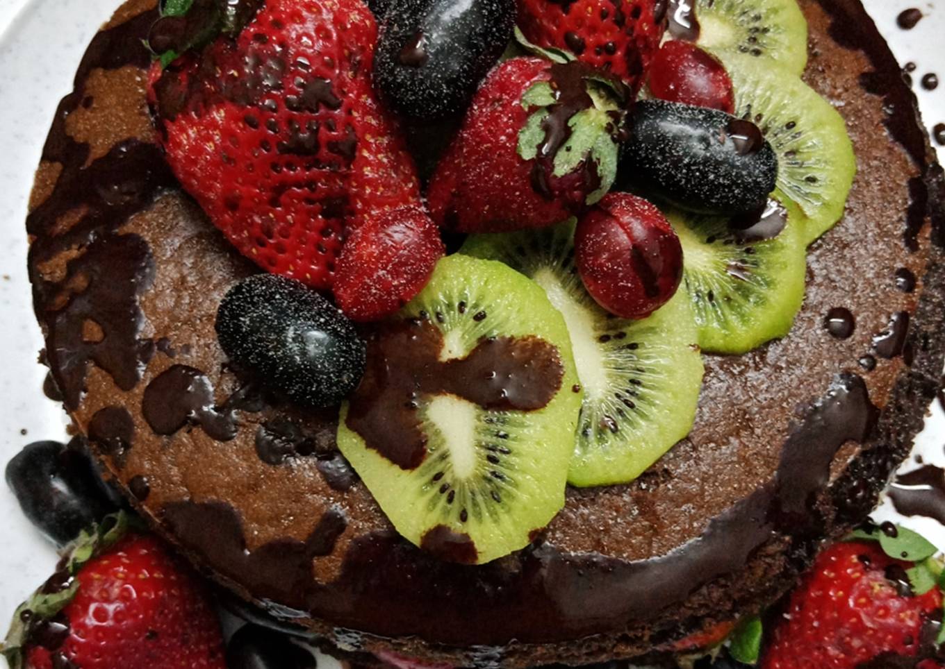 Chocolate fruit cake