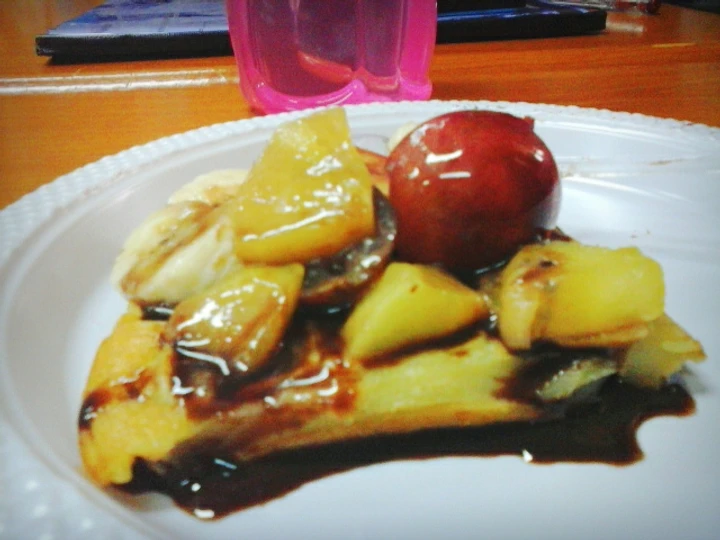 Cara Simple Membuat Resep  Tuty fruity waffle simple yang Bisa Manjain Lidah, Lezat