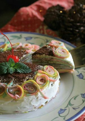 Foto resep Unicorn Mille Crepes