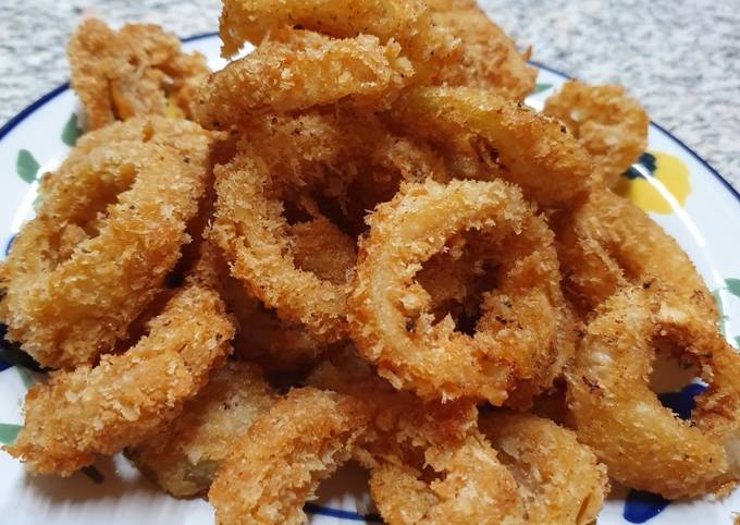 Resep Onion Ring Crispy Oleh Dapur Tabby - Cookpad