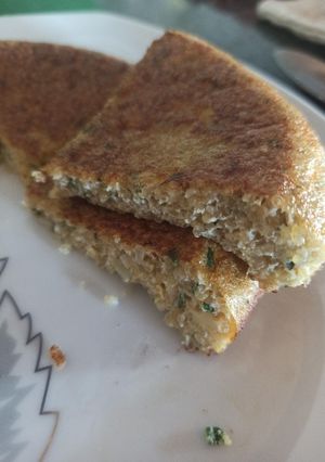 Una foto de Tortilla de quinoa sin harina