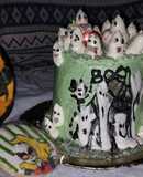 Torta de fantasmas!! B💀💀ooo👻👻👻