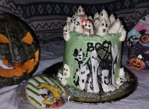 Una foto de Torta de fantasmas!! B💀💀ooo👻👻👻
