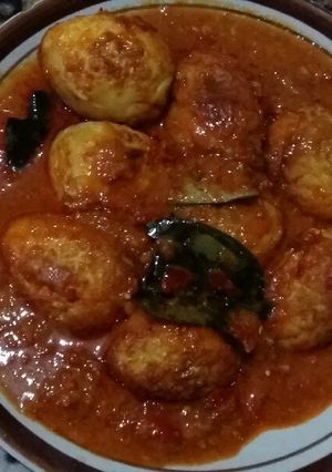 Foto resep Telur balado santan
