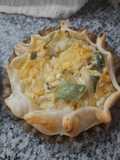 Canastita de pollo y puerro