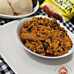A picture of Egusi soup.